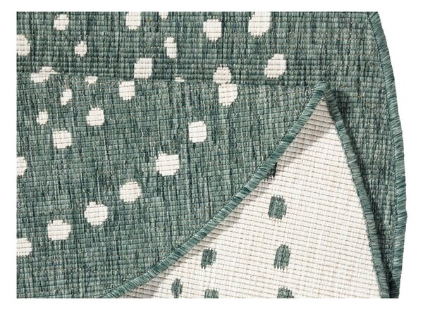 Tappeto bifacciale verde per esterni, Ø 140 cm Bali - NORTHRUGS