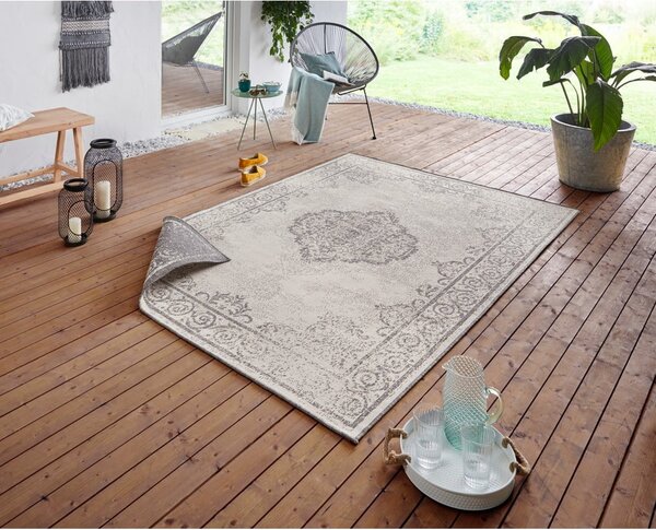 Tappeto da esterno grigio e crema , 160 x 230 cm Cebu - NORTHRUGS