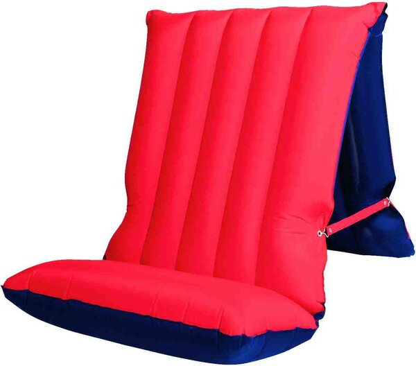 Materasso gonfiabile sedile/sdraio rosso/blu 78032