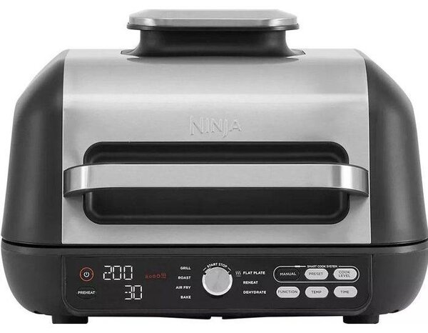 NINJA Grill  Foodi Max Pro AG651EU  Capacità 3,8 l  Argento/Nero  2460 W