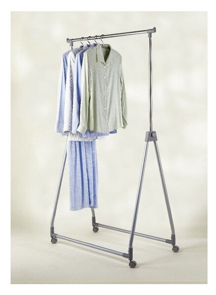 Appendiabiti telescopico/mobile in metallo grigio Foldable - Wenko