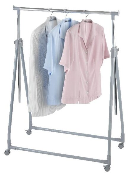 Appendiabiti telescopico/mobile in metallo grigio Foldable - Wenko