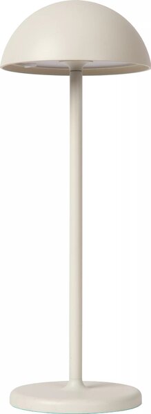 Lampada da tavolo a LED ricaricabile JOY bianca 1,5 W, luce bianca calda 215 lm, alluminio, dimensioni: 32 x 11,5 x 11,5 cm, IP54, Lucide