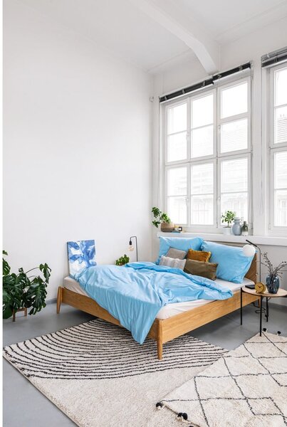 Biancheria da letto matrimoniale in cotone blu navy , 200 x 220 cm - Bonami Selection