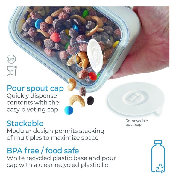 Contenitore per alimenti per la farina/per i prodotti alimentari sfusi Eco System – iDesign
