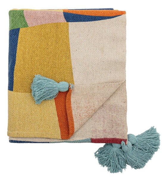 Coperta per bambini in cotone riciclato 130x160 cm Colorine – Bloomingville Mini