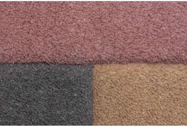 Tappeto in lana marrone 150x240 cm Collage - Flair Rugs