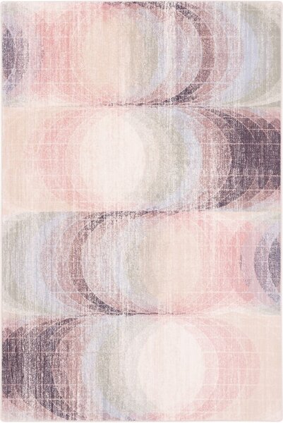 Tappeto in lana rosa chiaro 133x190 cm Kaola - Agnella
