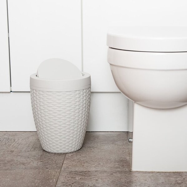 Cestino da bagno Premium beige chiaro, 5 l - Addis