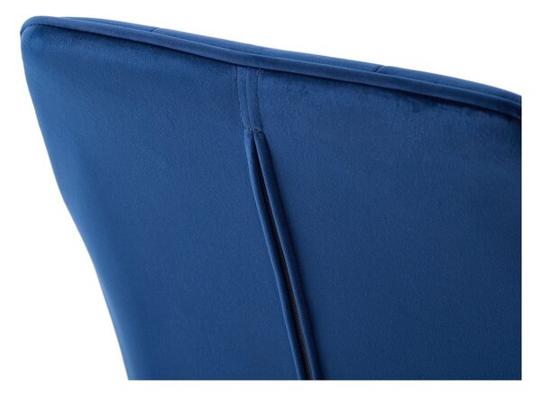 Set di sedie da pranzo blu scuro in imbottito con braccioli 2 pz Nolan Square – Unique Furniture