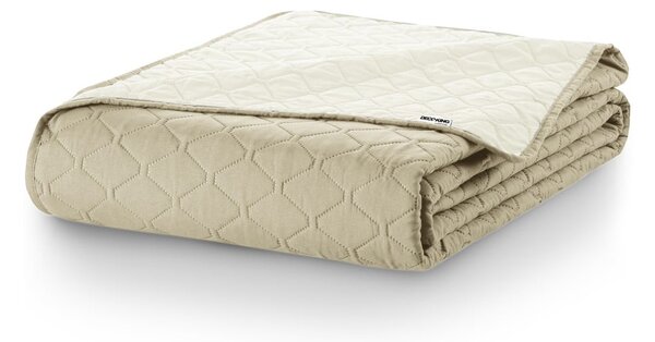 Copriletto beige in microfibra double-face , 260 x 280 cm Axel - DecoKing