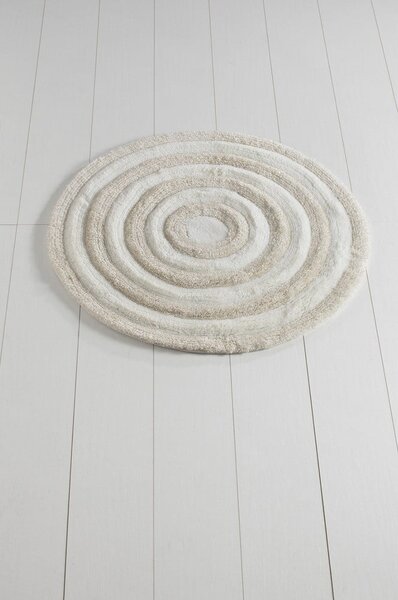 Tappetino da bagno crema 90x90 cm - Foutastic