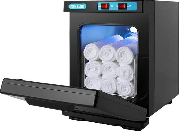 Scaldasalviette ad alta potenza, riscaldamento rapido, design resistente, nero, UE