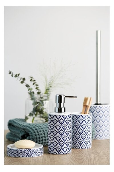 Tazza in ceramica blu per spazzolini da denti Lorca - Wenko