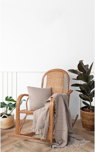 Coperta in cotone riciclato 130x170 cm Alpana - Tiseco Home Studio