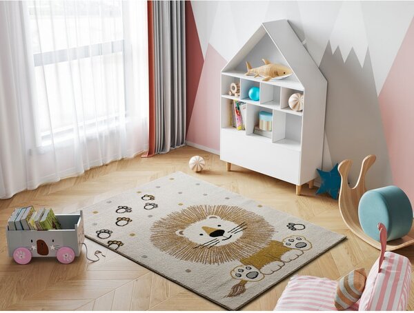 Tappeto per bambini crema 120x170 cm Beats - Universal