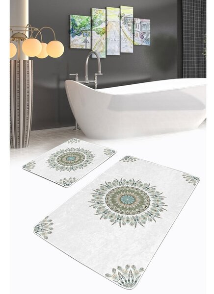 Tappetini da bagno bianchi in set da 2 60x100 cm - Mila Home