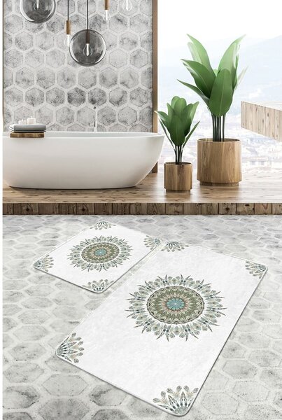 Tappetini da bagno bianchi in set da 2 60x100 cm - Mila Home