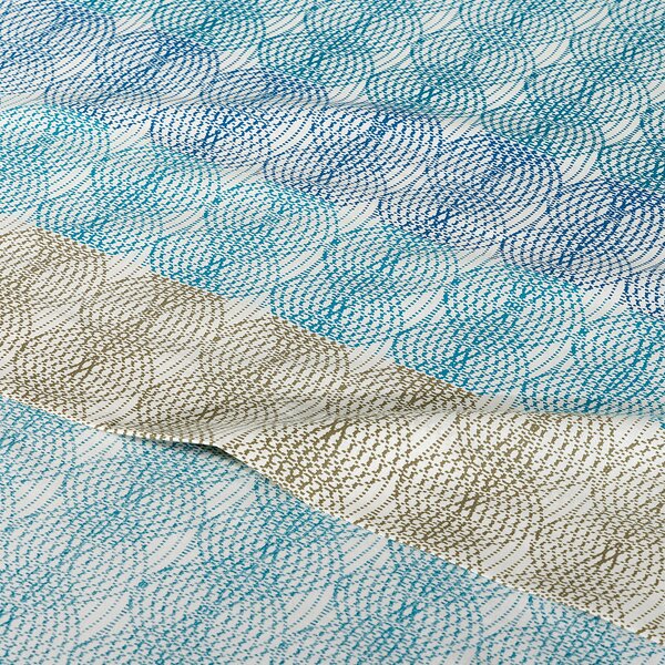 Completo Lenzuola SINGOLO Helios BLU Cotone Caleffi