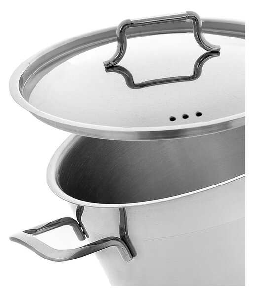 Casseruola in acciaio inox con coperchio Anett, 0,7 l - Orion