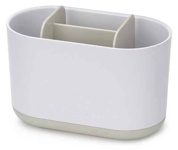 Bicchiere di plastica bianco per spazzolini da denti Duo - Joseph Joseph
