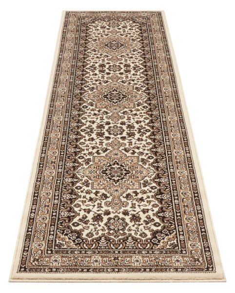 Runner beige , 80 x 250 cm Parun Tabriz - Nouristan