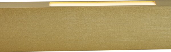 Lampada a sospensione moderna ottone con LED dimmerabile a 3 livelli Easylift - Straight