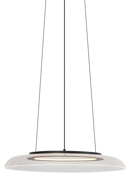 Lampada a sospensione di design nera e trasparente dimmerabile a 3 livelli - Scacrylic