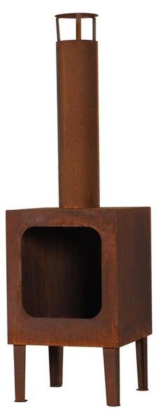 Caminetto da giardino Markone 200-3 (griglia): 35 x 35 x 115 cm