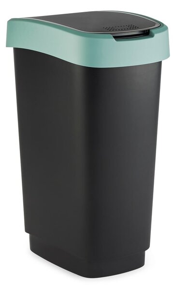 Bidone per rifiuti in plastica riciclata 50 L Twist - Rotho
