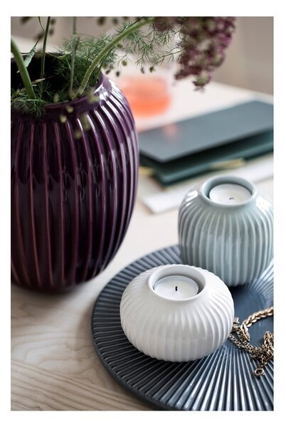Portacandele in porcellana bianca Hammershoi, ⌀ 8 cm Hammershøi - Kähler Design