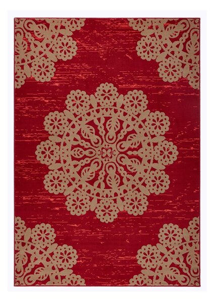 Tappeto rosso Gloria , 160 x 230 cm Lace - Hanse Home