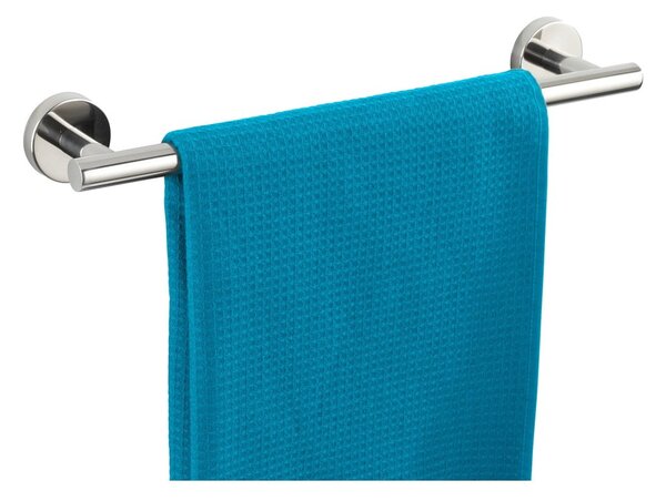 Porta asciugamani a parete in acciaio inox in argento lucido Bosio - Wenko