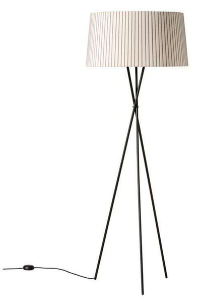 Lampada da terra Santa & Cole, dimmerabile, Nero, Soggiorno, Metallo