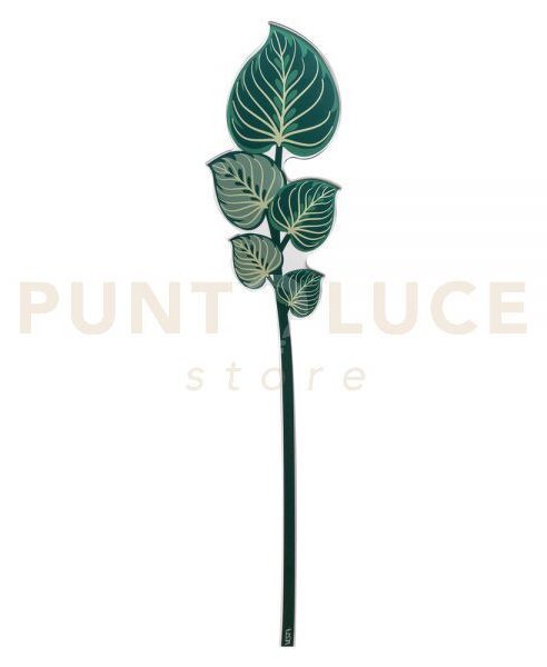 Funny flowers, fiore in plexiglass foglia maranta verde grande