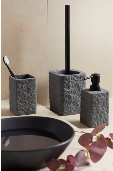 Distributore di sapone grigio scuro, 300 ml Villata - Wenko