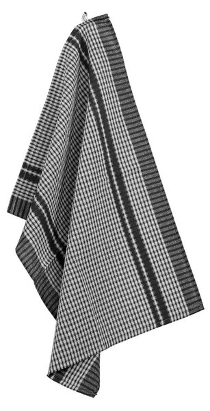 Set di 6 strofinacci neri in cotone Waffle, 50 x 70 cm - Tiseco Home Studio