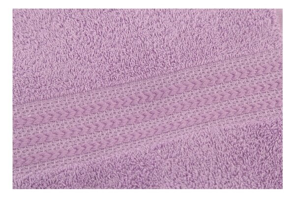 Asciugamano in puro cotone viola, 30 x 50 cm - Foutastic