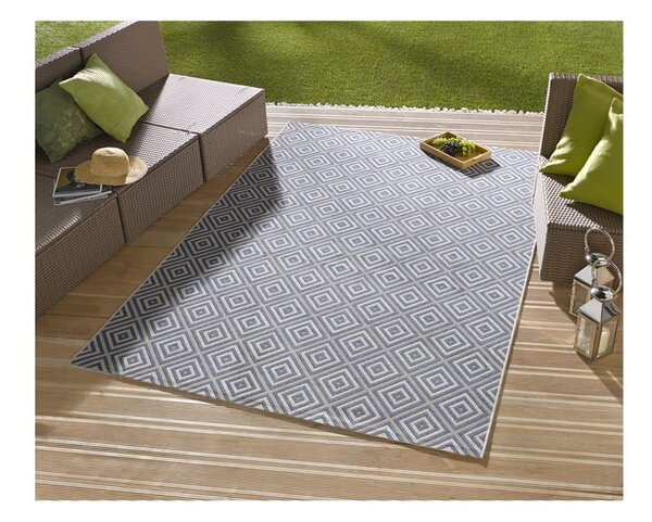 Tappeto blu per esterni , 160 x 230 cm Karo - NORTHRUGS