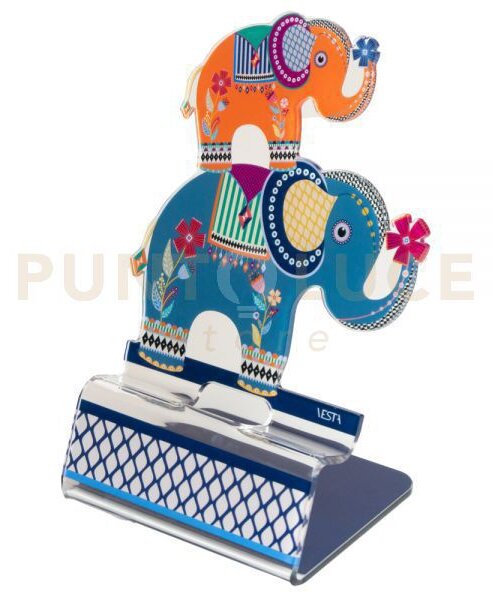 Happy phone elefante in cristallo acrilico decorato