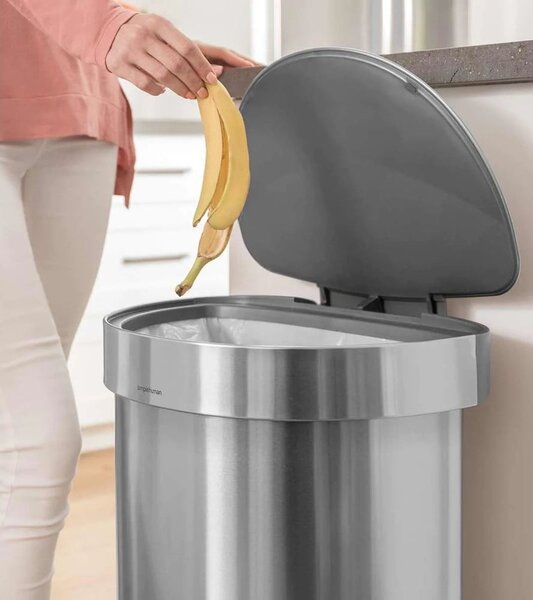 Bidone a pedale in acciaio inox 45 l - simplehuman