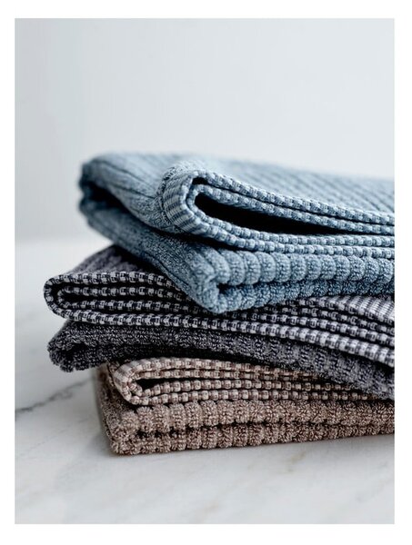 Asciugamano grigio in cotone biologico 50x100 cm Melange - Södahl