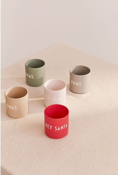 Tazza in finta porcellana grigia, 0,25 l Favourite - Design Letters