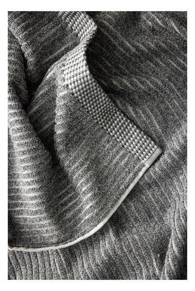 Asciugamano grigio in cotone biologico 50x100 cm Melange - Södahl
