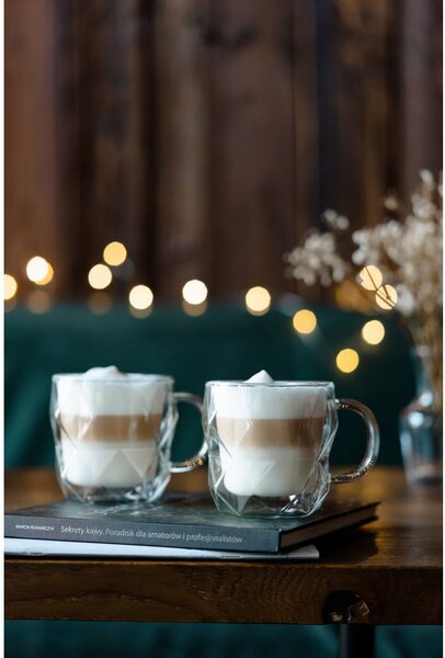 Set di 2 tazze a doppia parete , 330 ml Geo - Vialli Design