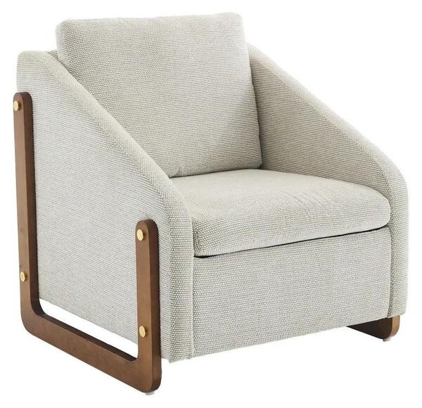 Sedia da salotto, design minimalista, comfort ergonomico, beige