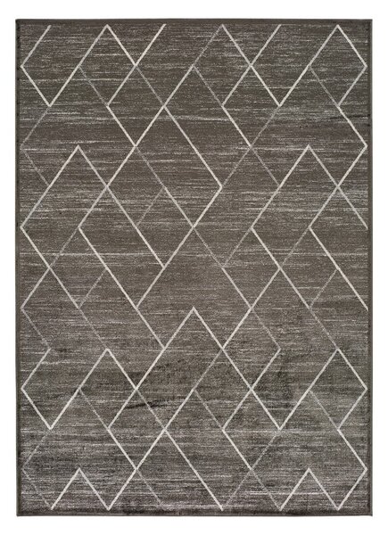 Tappeto in viscosa grigio , 70 x 220 cm Belga - Universal