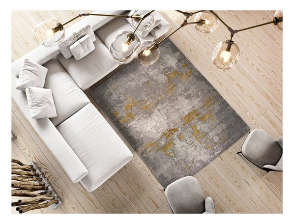 Tappeto grigio , 160 x 230 cm Mesina Mustard - Universal