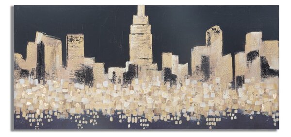 Dipinto 150x70 cm Golden City - Mauro Ferretti