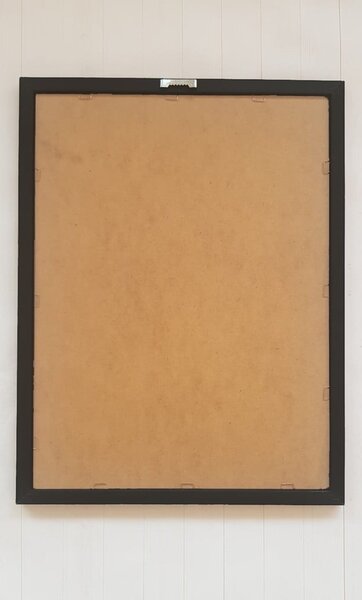 Set di 3 dipinti in cornice nera Foglie III., 35 x 45 cm - Vavien Artwork